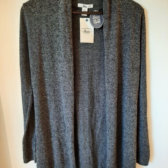NWT G. H. Bass & Co. Grey Cardigan XS - Picture 1 of 8